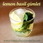 Lemon Basil Gimlet