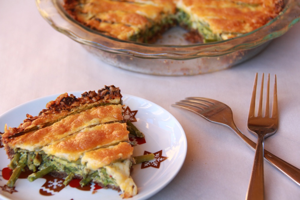 Sesame Asparagus Quiche Sesame Asparagus Quiche