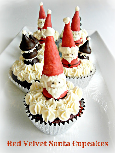 Santa Cupcakes Santa Cupcakes