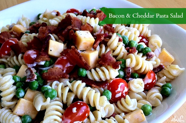 Bacon Cheddar Pasta Salad