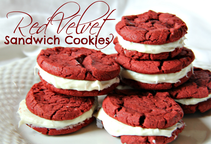 Red Velvet Sandwich Cookies