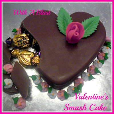 Valentine's Smash Cake