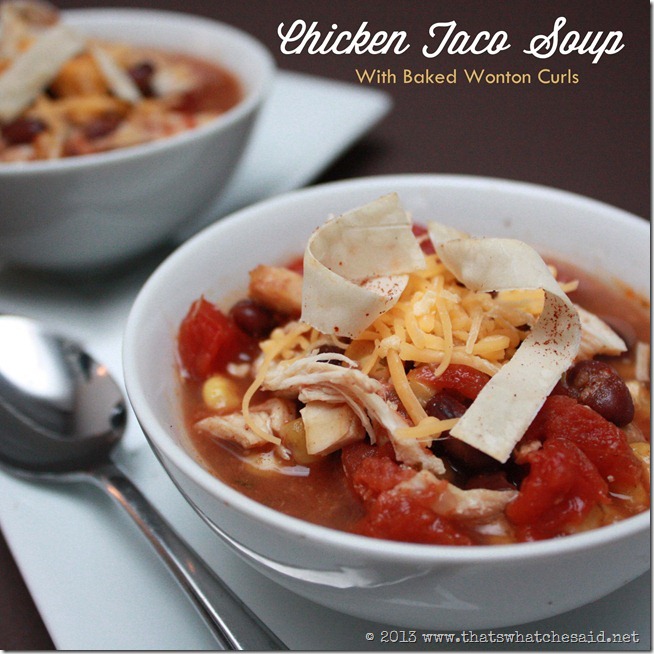 Chicken Taco Soup