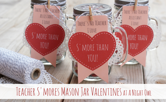 Teacher S'Mores Valentines