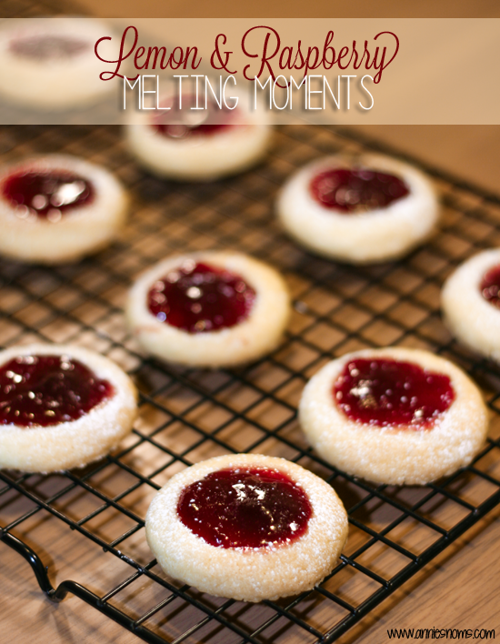 Lemon Raspberry Melting Moments