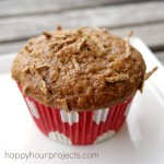 Pineapple Raisin Bran Muffins at happyhourprojects.com