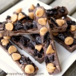 Chocolate Peanut Butter Oreo Bark
