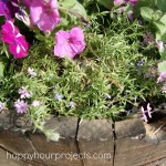 Whiskey Barrel Planter at happyhourprojects.co
