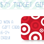 Enter to win a $75 Target Gift Card!