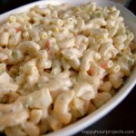 Summer Macaroni Salad at happyhourprojects.com