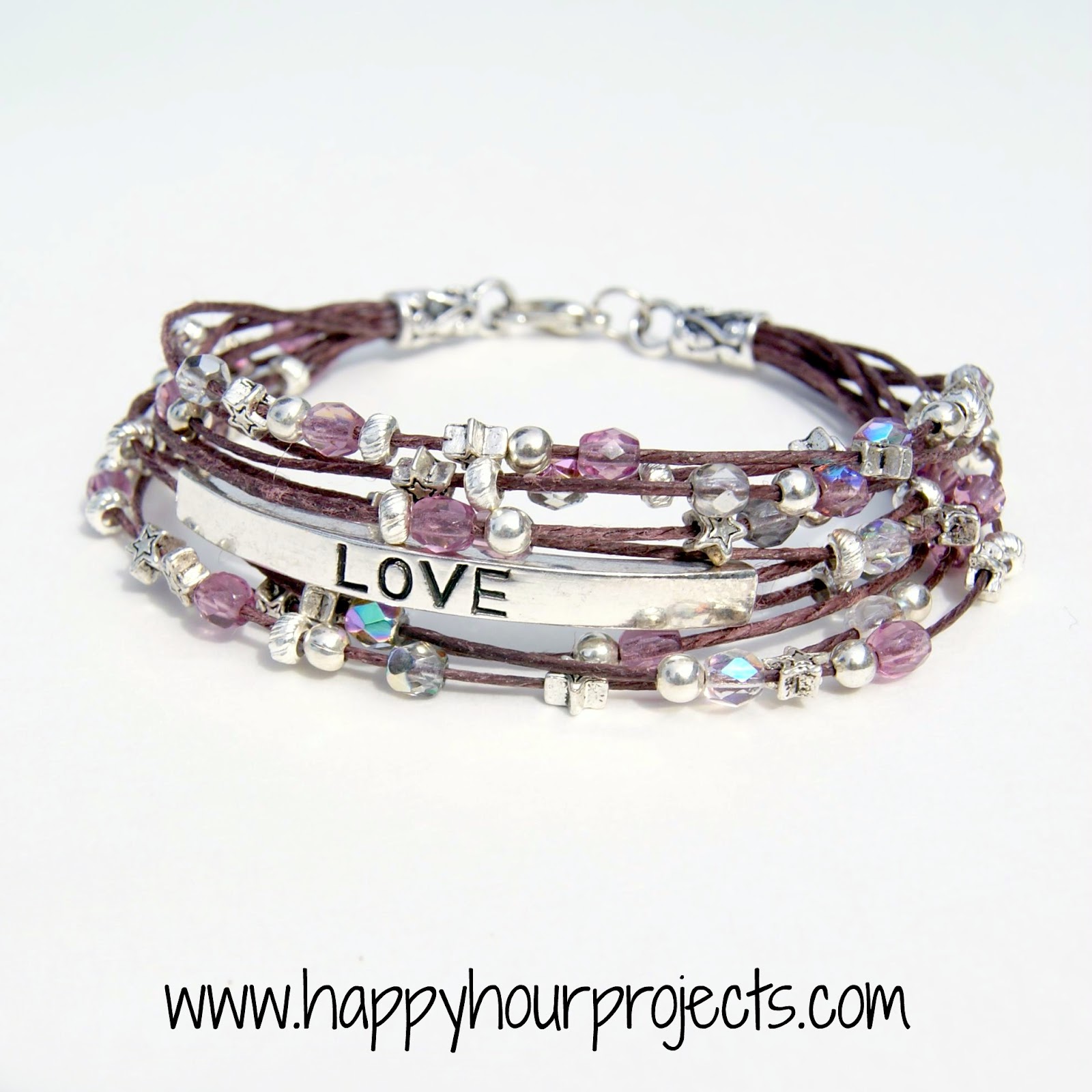 Beaded "Love" Bracelet