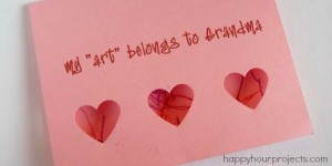 Toddler Art Valentines