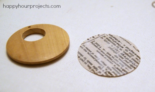 Mod Podge Dictionary Necklace