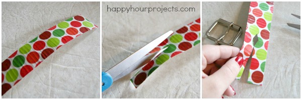 Duck Tape Belt Tutorial at www.happyhourprojects.com