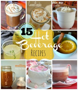 15 Hot Beverage Recipes at www.happyhourprojects.com