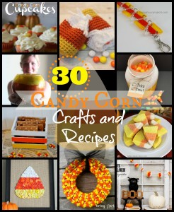 30 Candy Corn Crafts and Recipes at www.happyhourprojects.com