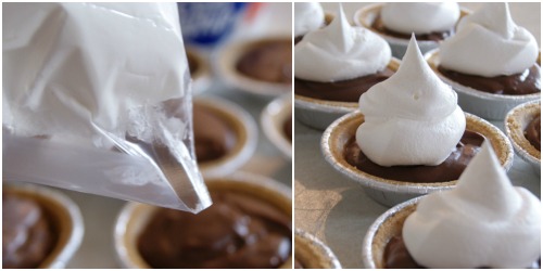 Easy Chocolate Peanut Butter Pies at www.happyhourprojects.com #KraftEssentials #shop