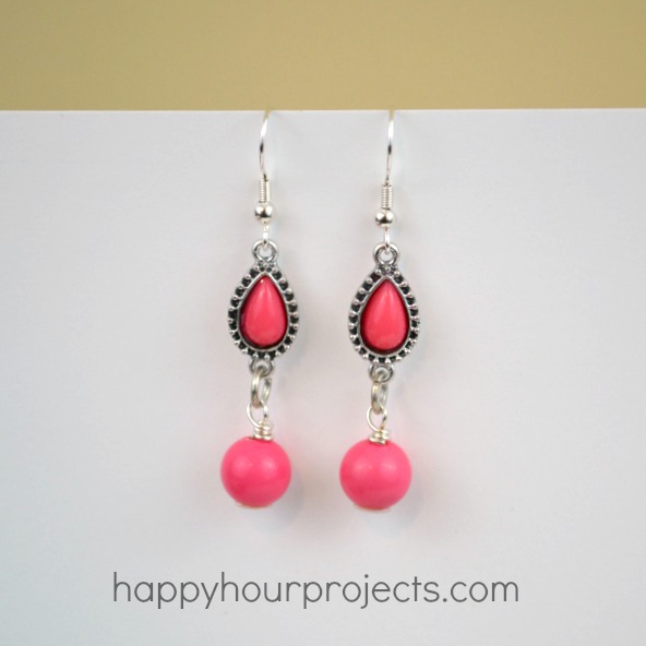 Using Jewelry Connectors To Make Easy Earrings - Happy Hour Projects