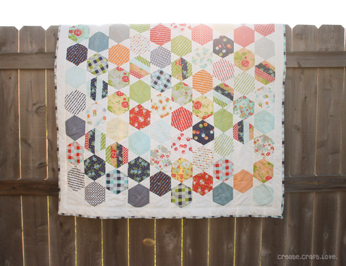 Happy Go Lucky Juggle Quilt at Create.Craft.Love - Happy Hour Projects