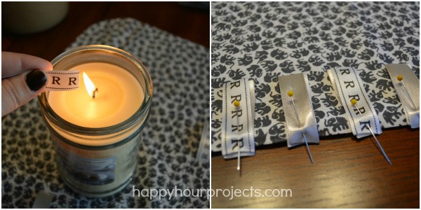 Easy Minky Taggie Blanket at www.happyhourprojects.com