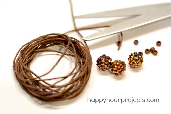 Sliding Knot Adjustable Bead Bracelet - Happy Hour Projects