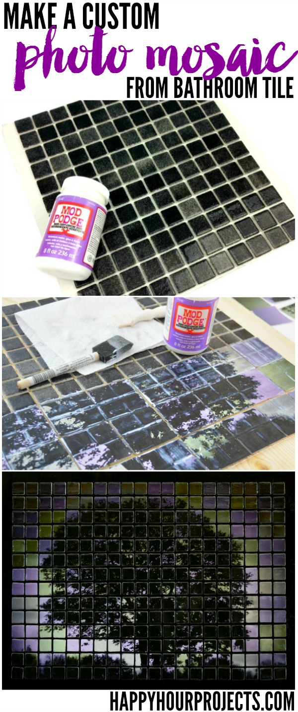 Make Your Own Custom Photo Mosaic with Adrianne Surian at www.happyhourprojects.com