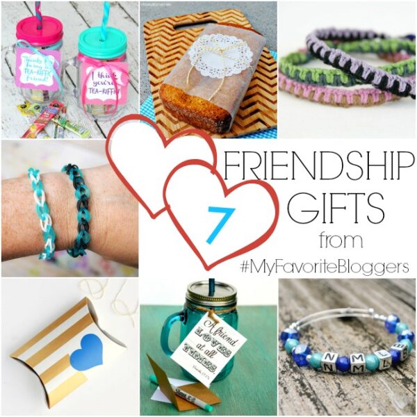 Macrame Friendship Bracelet Tutorial and 7 Great Friendship Gifts from #MyFavoriteBloggers at www.happyhourprojects.com