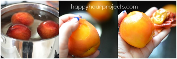 Pectin Free Peach Jam with 3 Ingredients at www.happyhourprojects.com