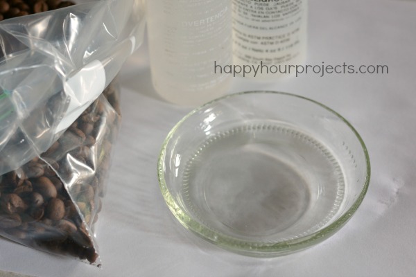 DIY Coffee Bean Resin Trivet at www.happyhourprojects.com