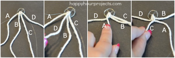 How to Cut Bottles to Make Homemade Beeswax Candles at www.happyhourprojects.com