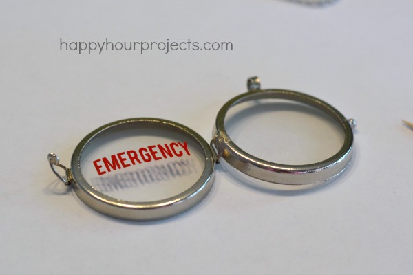 Emergency Sprinkles Necklace at www.happyhourprojects.com