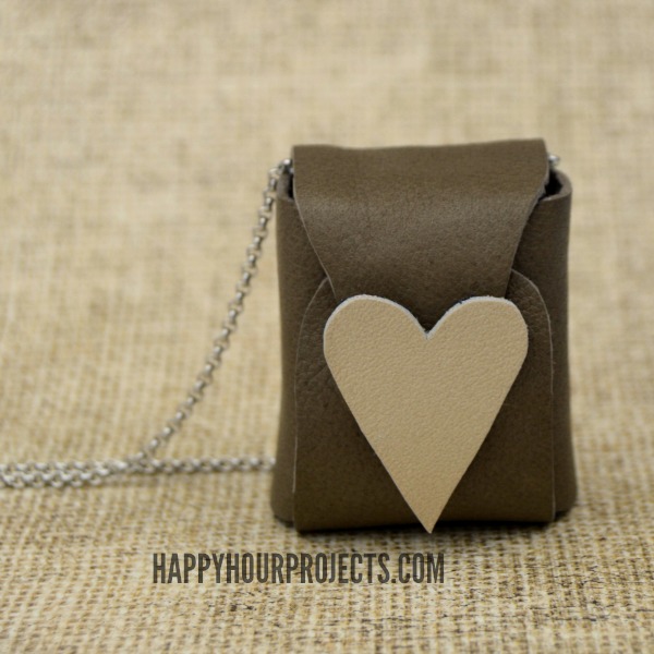 Leather Music Box Necklace at www.happyhourprojects.com