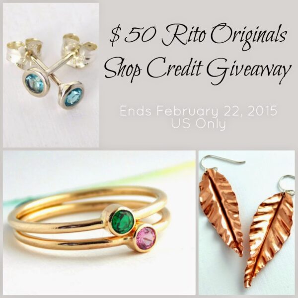 Rito Originals $50 Jewelry Giveaway at www.happyhourprojects.com