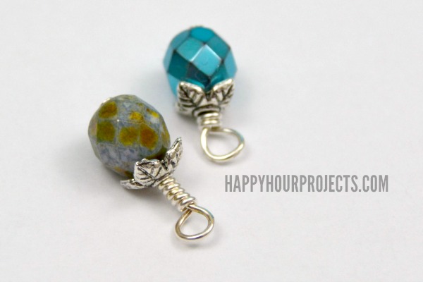 DIY Leather Wrap Charm Bracelet (With Unicorn!) at www.happyhourprojects.com