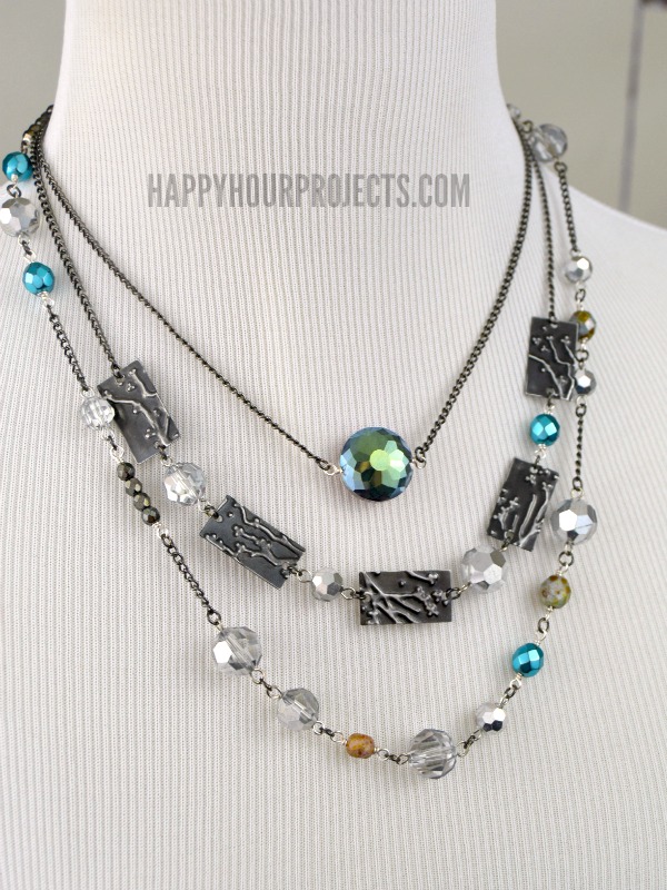 Boho Layered Necklace 3.2 - Happy Hour Projects