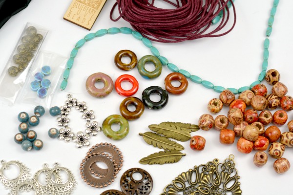 Easy Ceramic Bead & Hemp Connector Bracelets at www.happyhourprojects.com