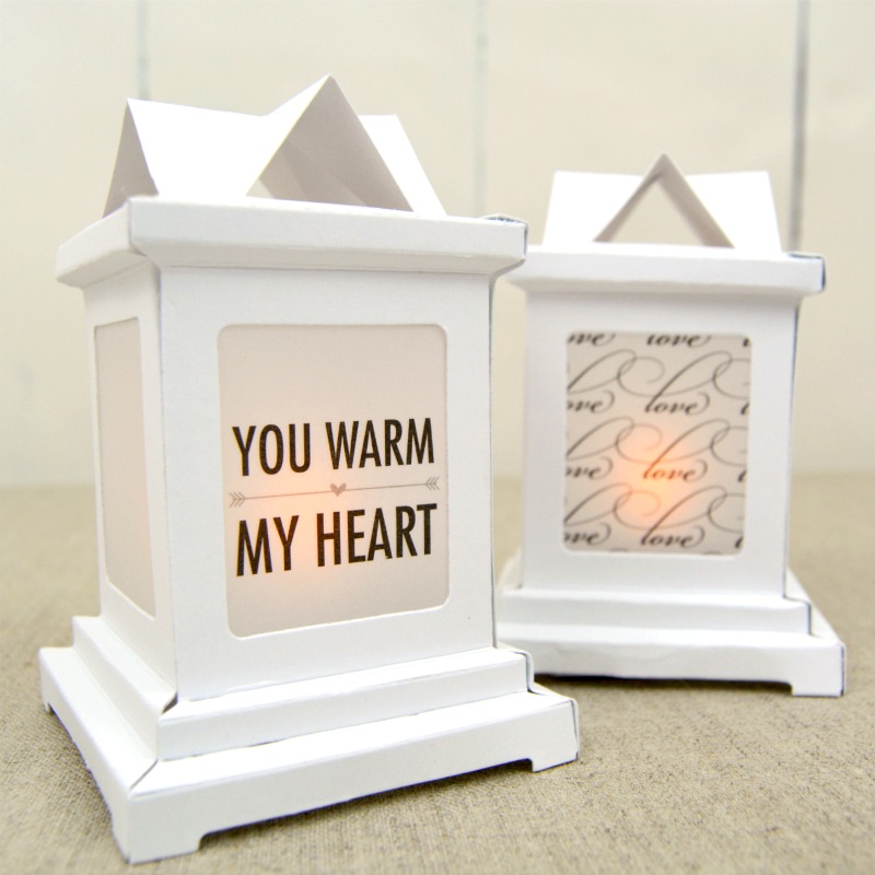 DIY Paper Wedding Lanterns at www.happyhourprojects.com