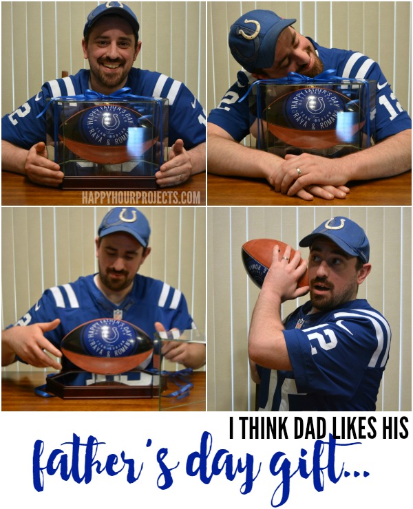 Father's Day Gifts He'll Love: Customized Football - Happy Hour
