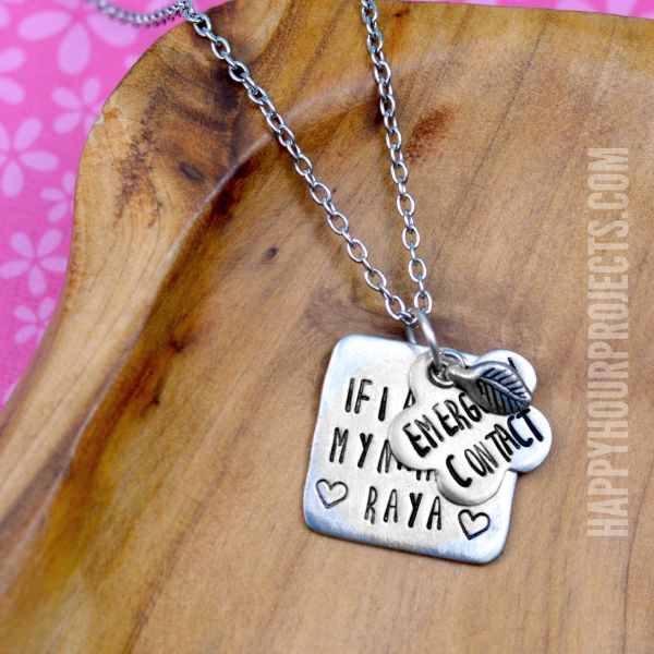 How to Make a Hand Stamped Necklace | The Basics