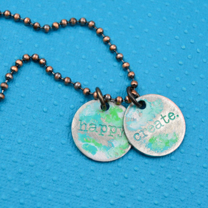 Create Happy Charm Necklace at happyhourprojects.com