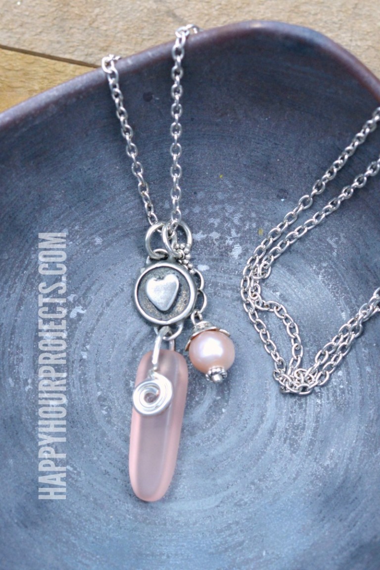 Sealife Pearl & Ceramic Charm Necklace main image 0