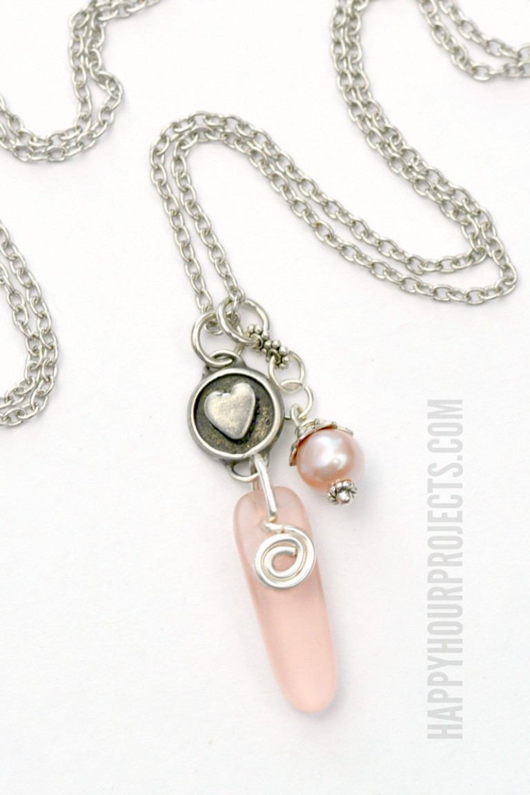 Sealife Pearl & Ceramic Charm Necklace main image 1