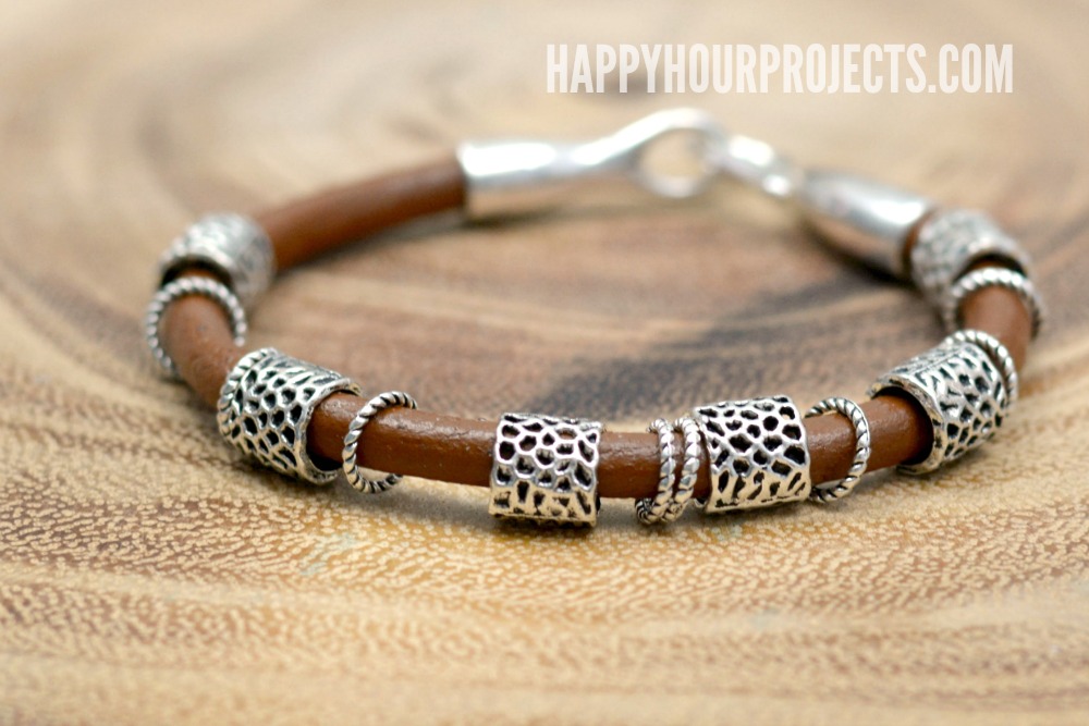 How To Make A Leather Wrap Bracelet  Running With Sisters
